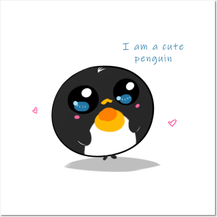 Cute penguin Posters and Art